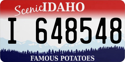 ID license plate I648548