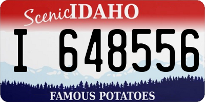 ID license plate I648556