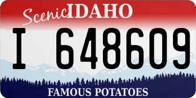 ID license plate I648609