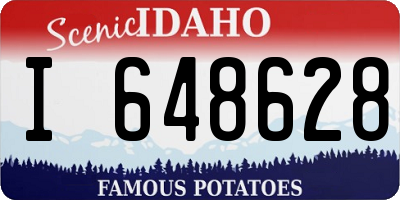 ID license plate I648628