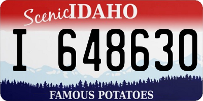 ID license plate I648630