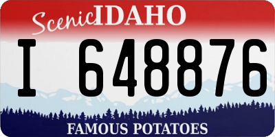 ID license plate I648876