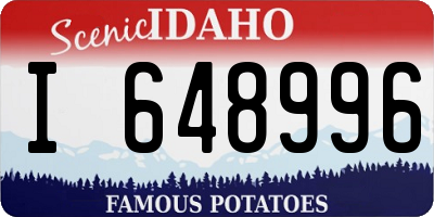 ID license plate I648996