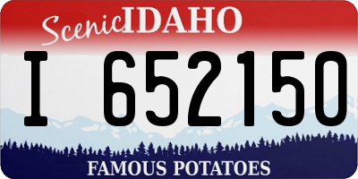 ID license plate I652150