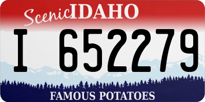 ID license plate I652279