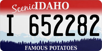 ID license plate I652282
