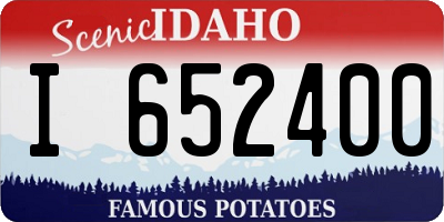 ID license plate I652400