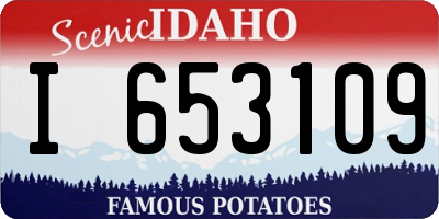 ID license plate I653109