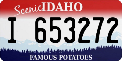 ID license plate I653272
