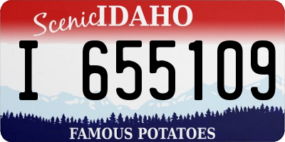 ID license plate I655109