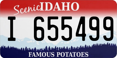ID license plate I655499