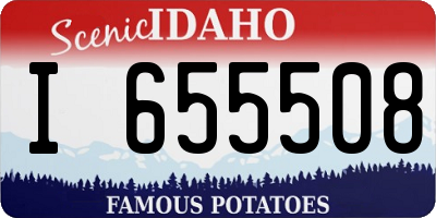 ID license plate I655508