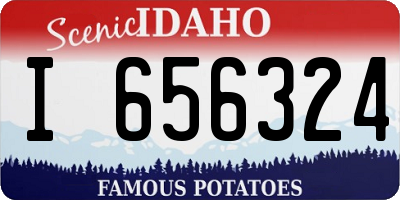 ID license plate I656324