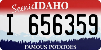 ID license plate I656359