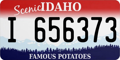 ID license plate I656373