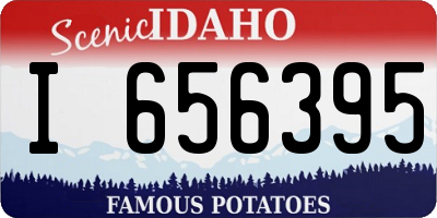 ID license plate I656395