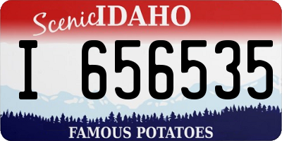 ID license plate I656535