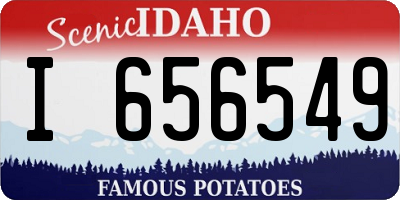ID license plate I656549