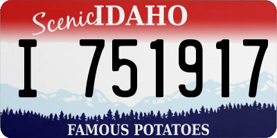 ID license plate I751917