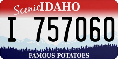 ID license plate I757060