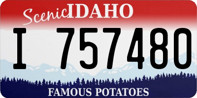 ID license plate I757480