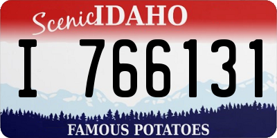 ID license plate I766131