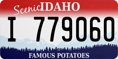 ID license plate I779060