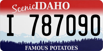 ID license plate I787090