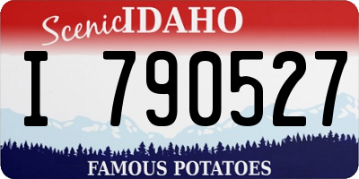 ID license plate I790527
