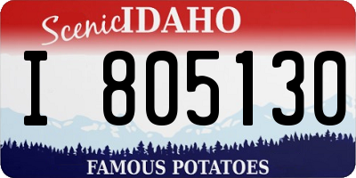 ID license plate I805130