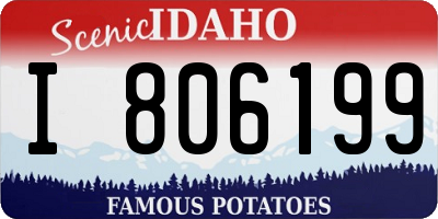ID license plate I806199