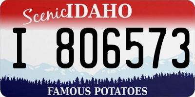 ID license plate I806573