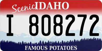ID license plate I808272