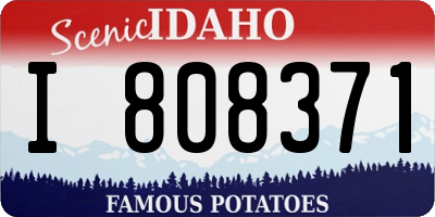 ID license plate I808371