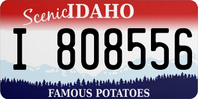 ID license plate I808556