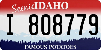 ID license plate I808779