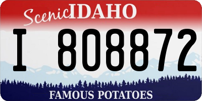 ID license plate I808872