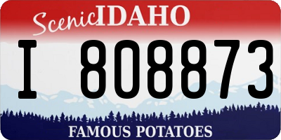 ID license plate I808873