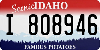 ID license plate I808946