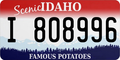 ID license plate I808996