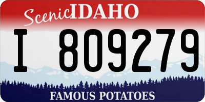 ID license plate I809279