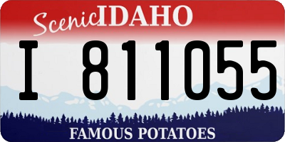 ID license plate I811055