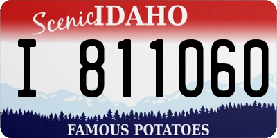 ID license plate I811060