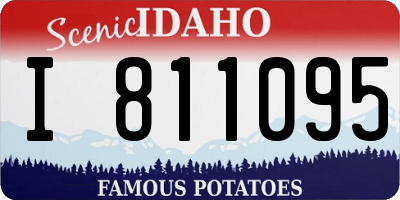 ID license plate I811095