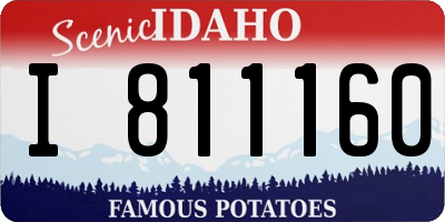 ID license plate I811160