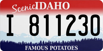 ID license plate I811230