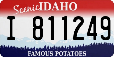 ID license plate I811249