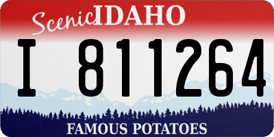 ID license plate I811264