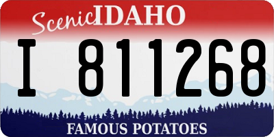 ID license plate I811268