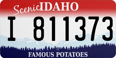 ID license plate I811373